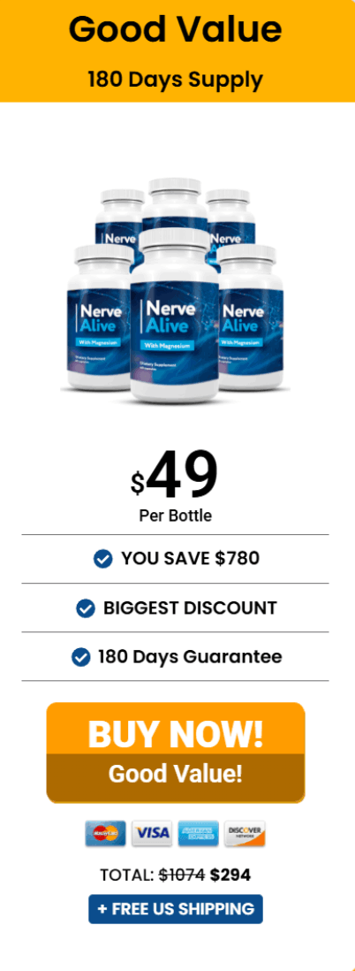 Nerve Alive price 6 bottle